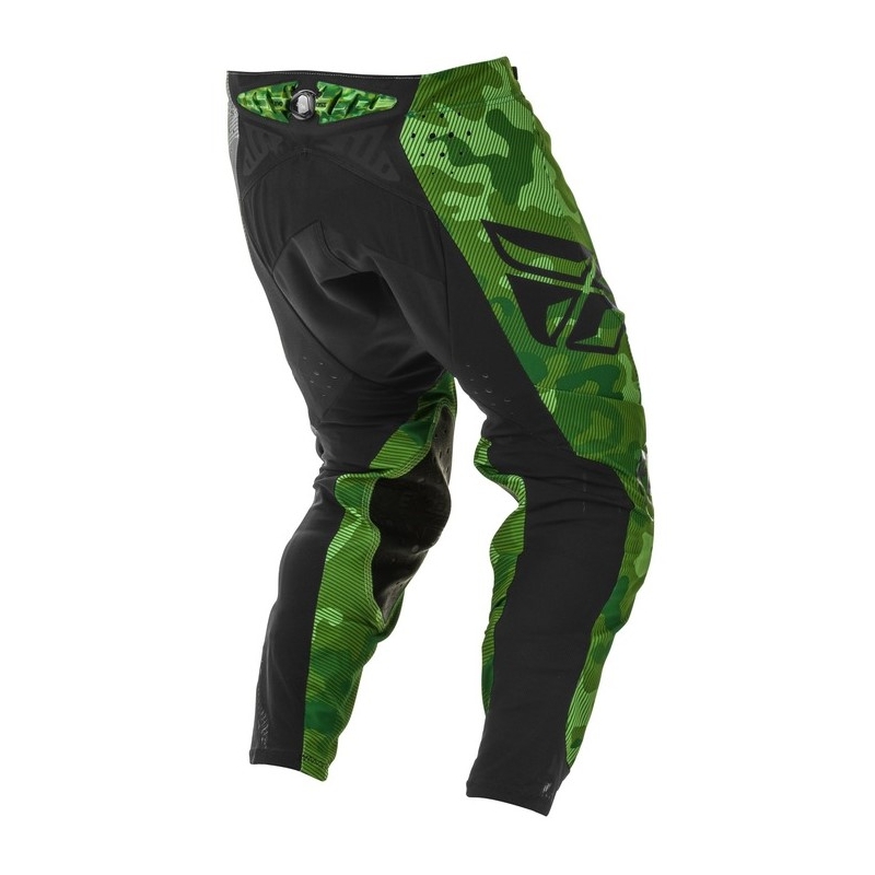 Pantaloni de motocros FLY Racing Evolution verde-negru