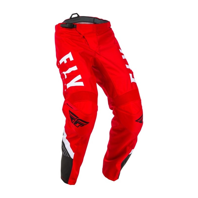 Pantaloni de motocross FLY Racing F-16 2020 roșu-negru-alb