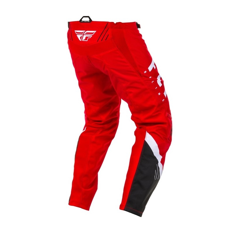 Pantaloni de motocross FLY Racing F-16 2020 roșu-negru-alb