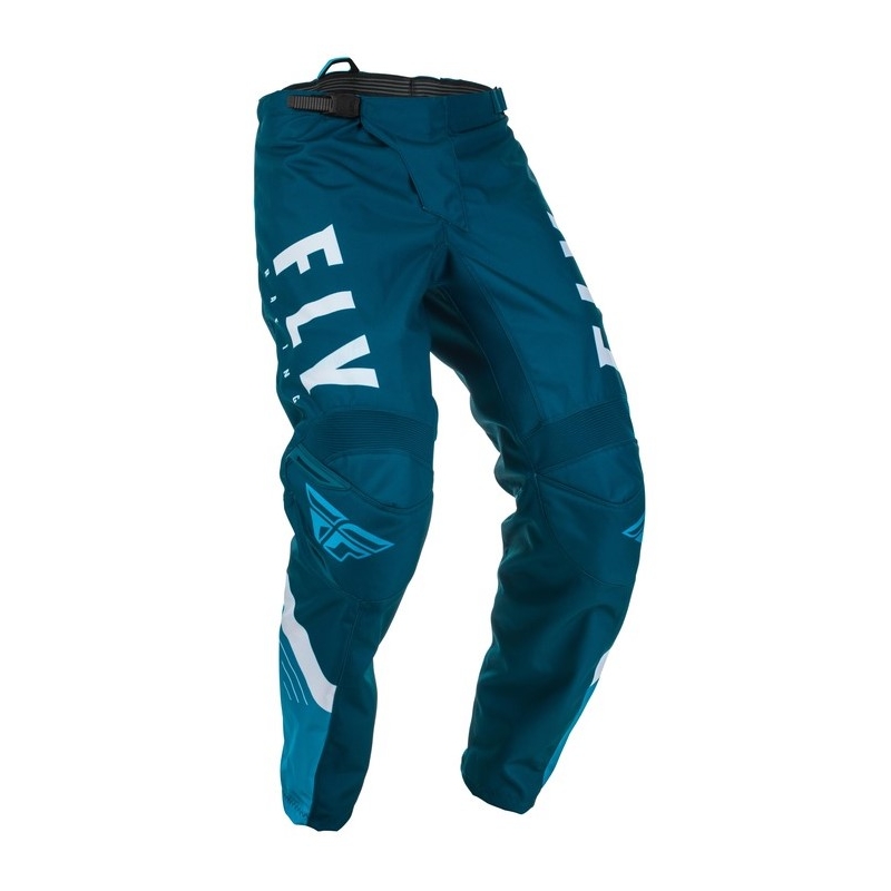 Pantaloni de motocross FLY Racing F-16 2020 albastru și alb