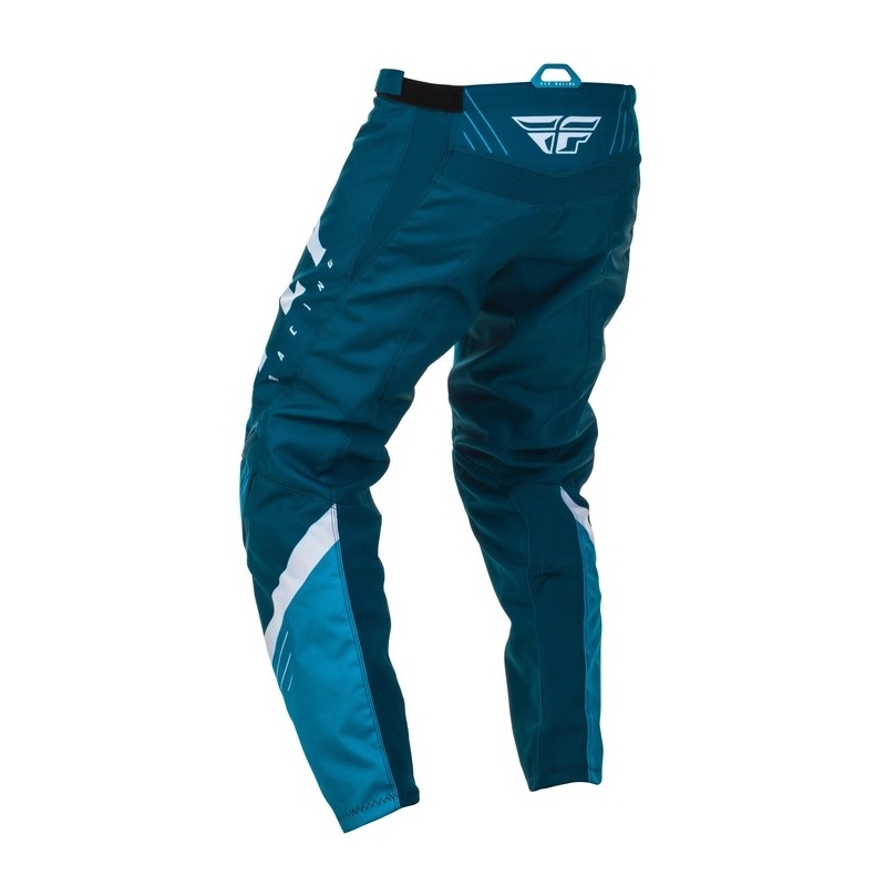Pantaloni de motocross FLY Racing F-16 2020 albastru și alb