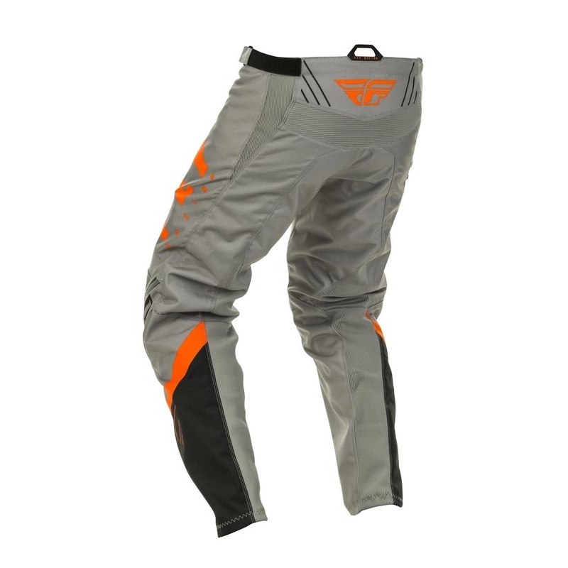 Pantaloni de motocross FLY Racing F-16 2020 gri-negru-portocaliu