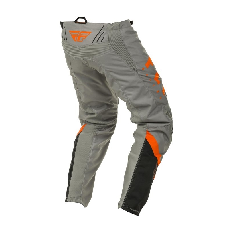 Pantaloni de motocross FLY Racing F-16 2020 gri-negru-portocaliu
