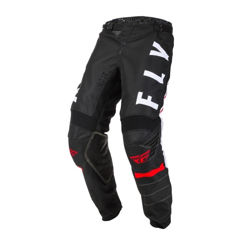 Pantaloni de motocross FLY Racing Kinetic K120 negru-alb-roșu