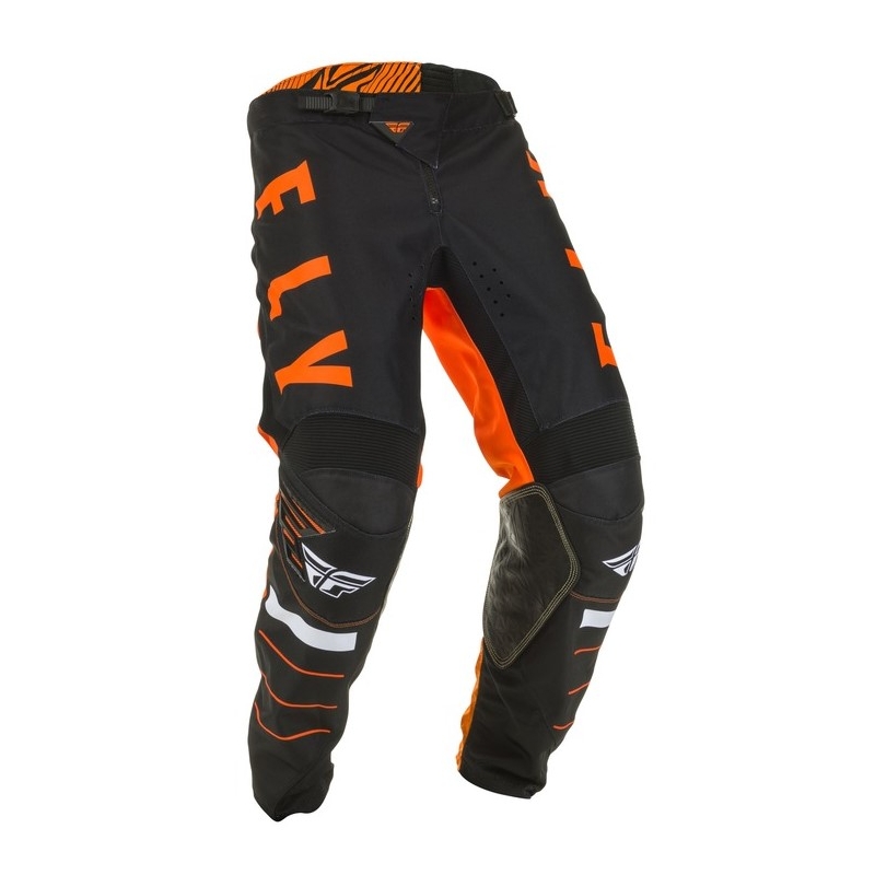 Pantaloni de motocross FLY Racing Kinetic K120 portocaliu-negru-alb