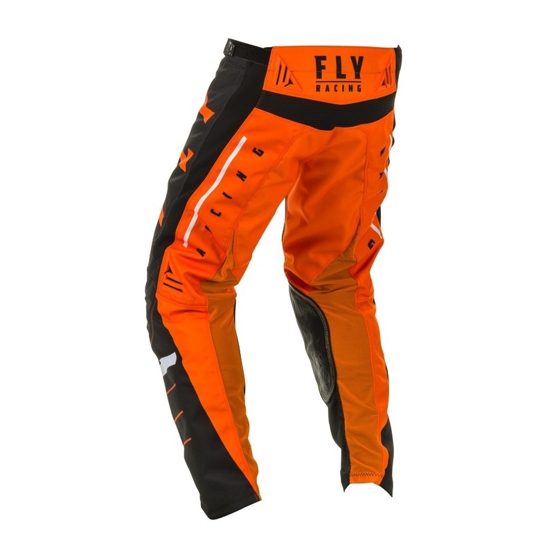 Pantaloni de motocross FLY Racing Kinetic K120 portocaliu-negru-alb