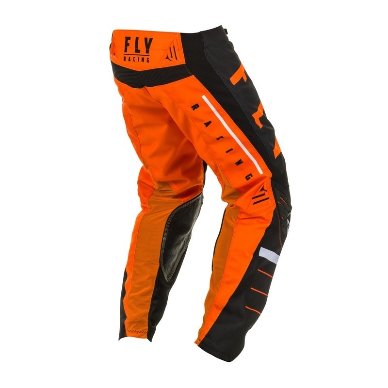 Pantaloni de motocross FLY Racing Kinetic K120 portocaliu-negru-alb