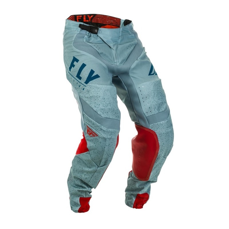 Pantaloni motocross FLY Racing Lite 2020 roșu-albastru