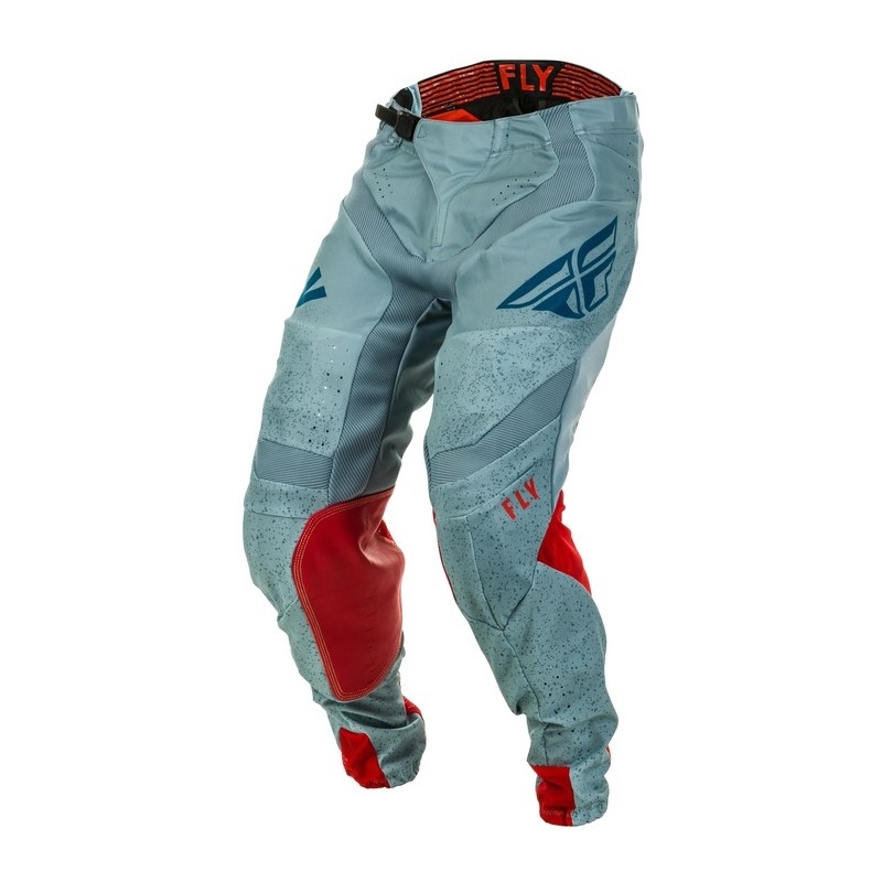 Pantaloni motocross FLY Racing Lite 2020 roșu-albastru