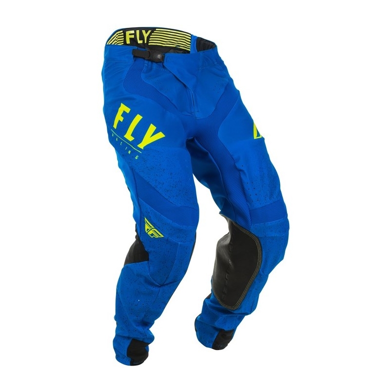 Pantaloni motocross FLY Racing Lite 2020 albastru-negru-galben-fluo