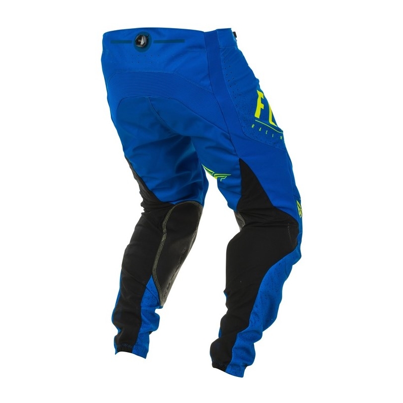 Pantaloni motocross FLY Racing Lite 2020 albastru-negru-galben-fluo