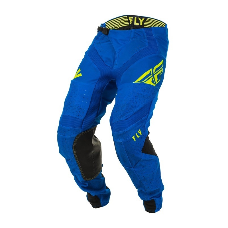 Pantaloni motocross FLY Racing Lite 2020 albastru-negru-galben-fluo