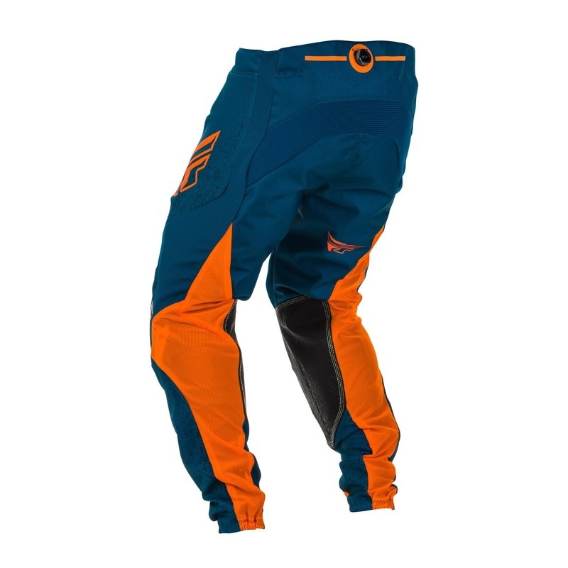 Pantaloni de motocros FLY Racing Lite 2020 portocaliu-albastru