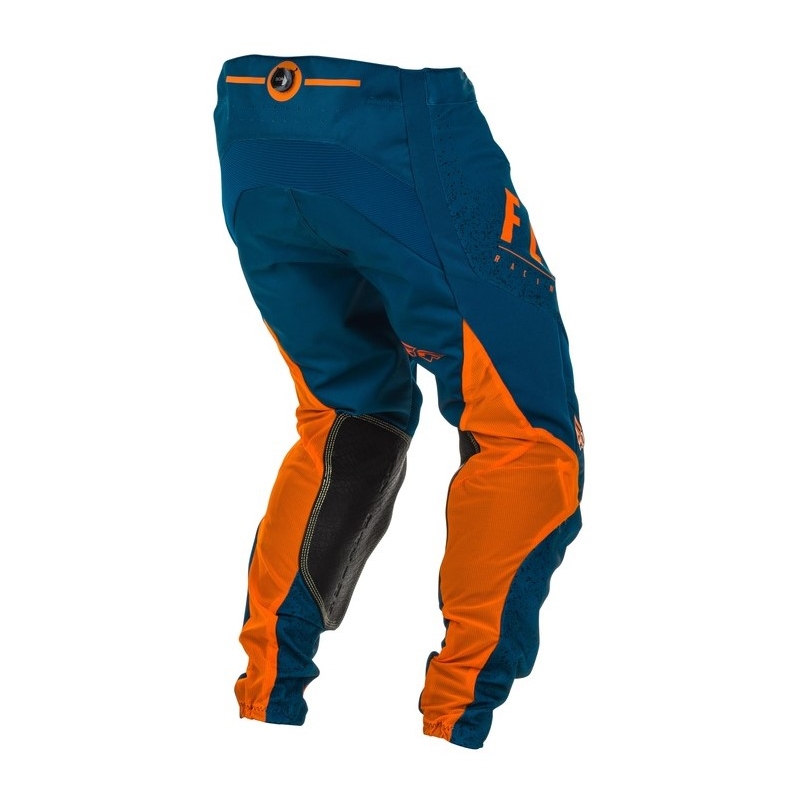 Pantaloni de motocros FLY Racing Lite 2020 portocaliu-albastru