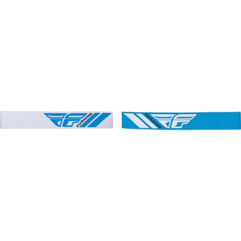 Ochelari de motocross FLY Racing Zone 2019 albastru și alb (plexi cromat albastru) lichidare