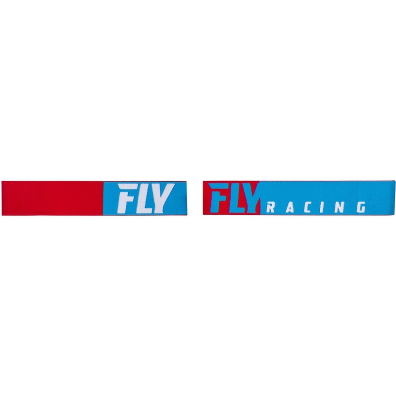 Ochelari de motocross FLY Racing Zone PRO 2019 roșu-alb-albastru (plexi roșu cromat) lichidare