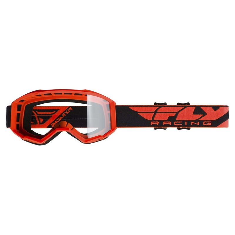 Ochelari de motocross FLY Racing Focus 2019 negru-portocaliu lichidare