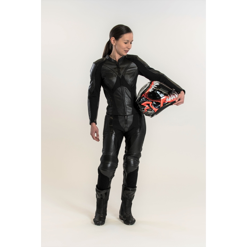 Pantaloni de motocicletă Rebelhorn Rebel pentru femei, negru