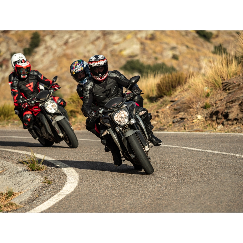 Geacă motociclistă Rebelhorn Rebel neagră la reducere lichidare