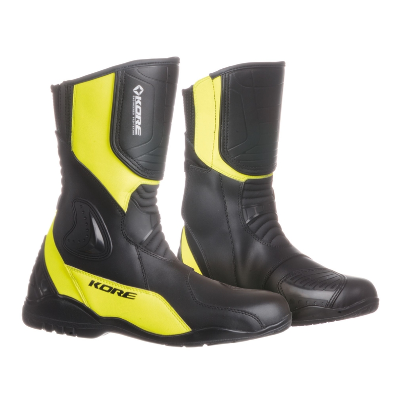 Kore Sport Touring Touring Negru-Fluo Yellow Cizme de motociclete