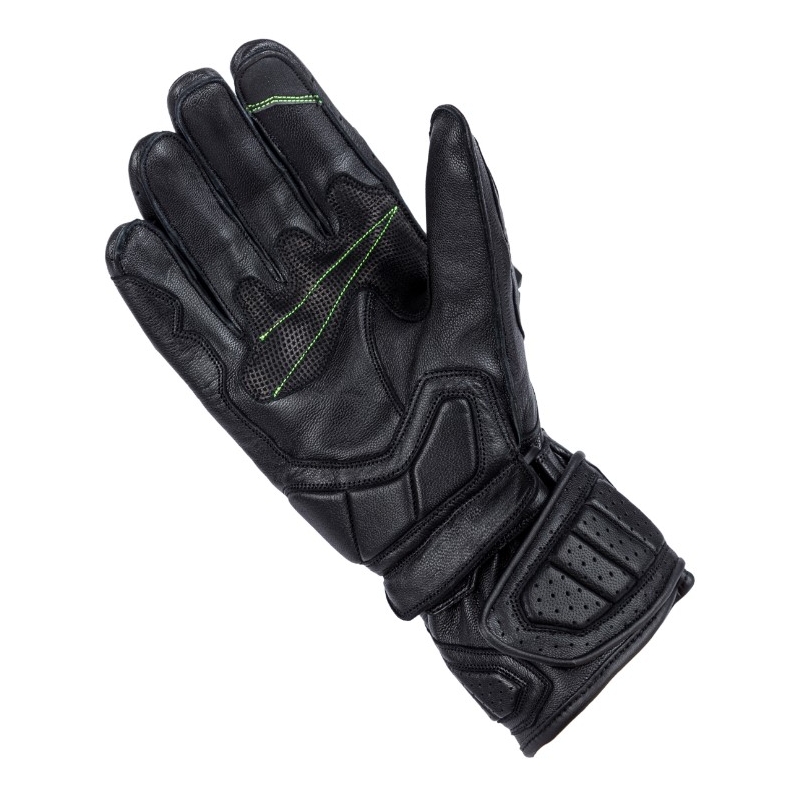 Mănuși pentru motociclete Ozone RS-600 negru-galben-fluo