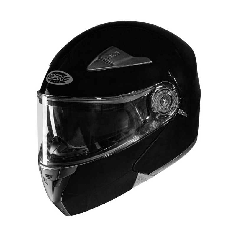 Cască de motocicletă Ozone Wind Black Gloss Flip-up