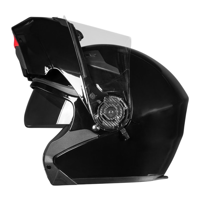 Cască de motocicletă Ozone Wind Black Gloss Flip-up