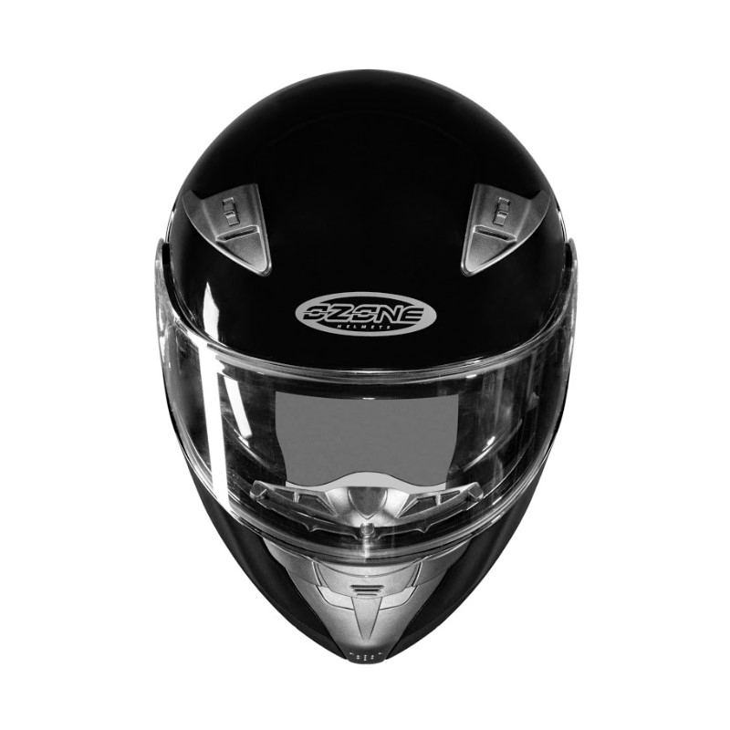 Cască de motocicletă Ozone Wind Black Gloss Flip-up
