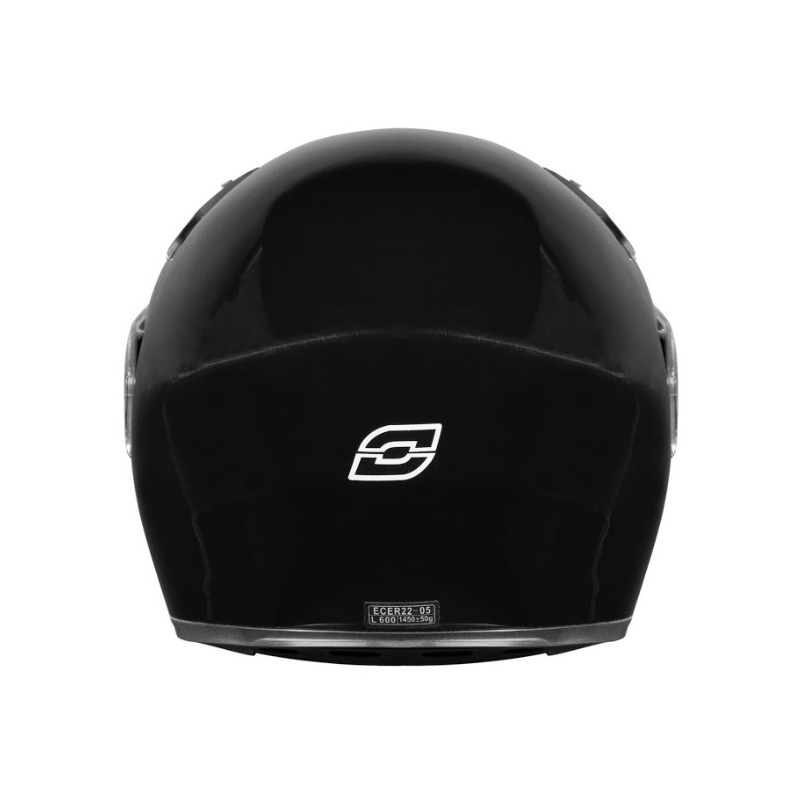 Cască de motocicletă Ozone Wind Black Gloss Flip-up