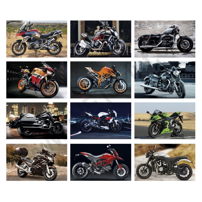 Nástěnný kalendář Motorbike 2014