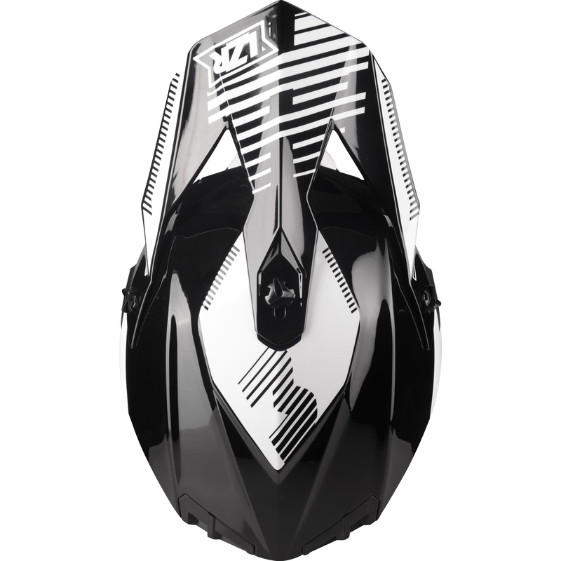 Cască de motocros Lazer OR-3 PP3 negru și alb