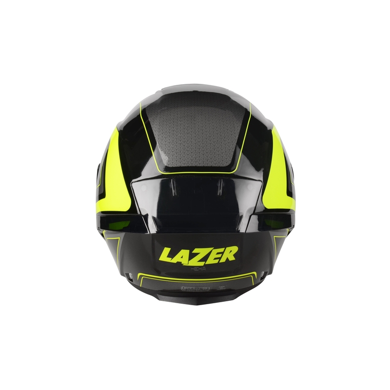 Cască de motocicletă deschisă Lazer Tango S Hexa negru-galben-fluo