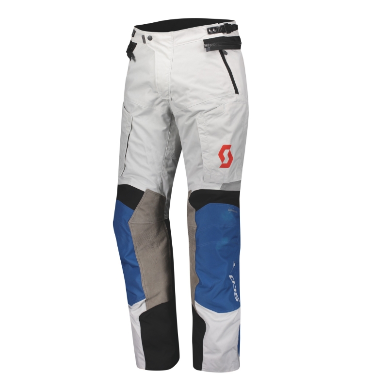 Pantaloni pentru motociclete SCOTT Dualraid Dryo gri-albastru lichidare