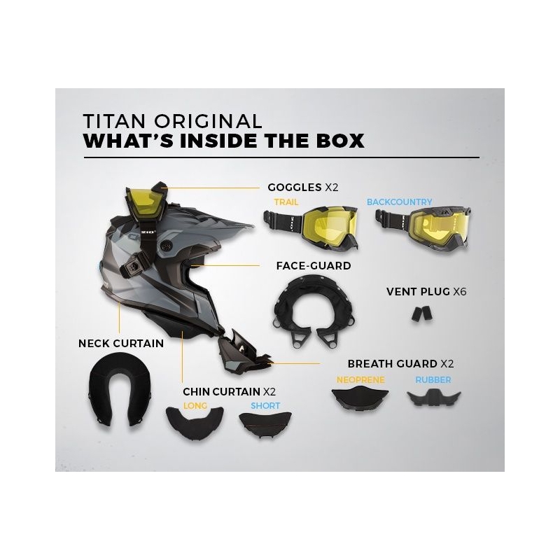 Motocross casca CKX Titan Ori DL Sidehill lichidare