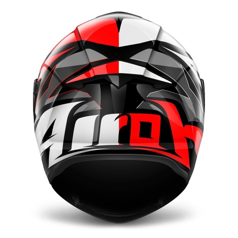 Cască integrală de motociclist Airoh ST 501 Thunder roșu-negru-alb-gri