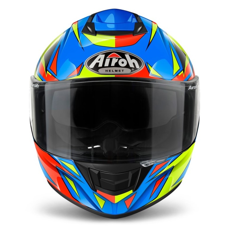 Cască integrală pentru motociclete Airoh ST 501 Thunder albastru-galben-roșu