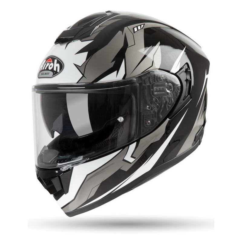 Cască integrală pentru motociclete Airoh ST 501 Bionic alb-negru