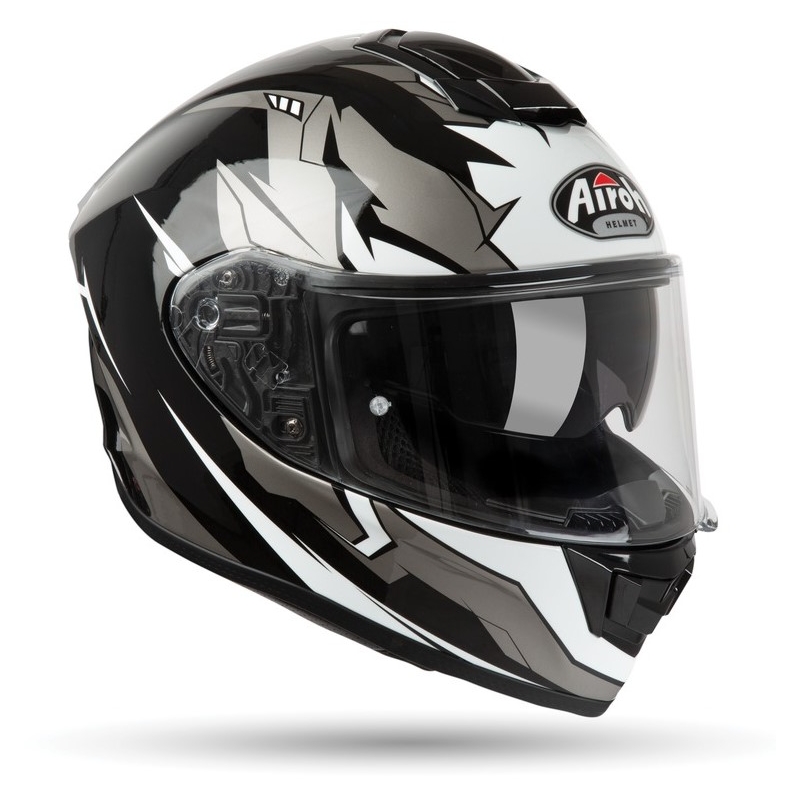 Cască integrală pentru motociclete Airoh ST 501 Bionic alb-negru