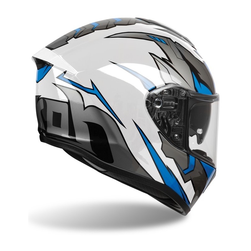 Cască integrală pentru motociclete Airoh ST 501 Bionic alb-albastru