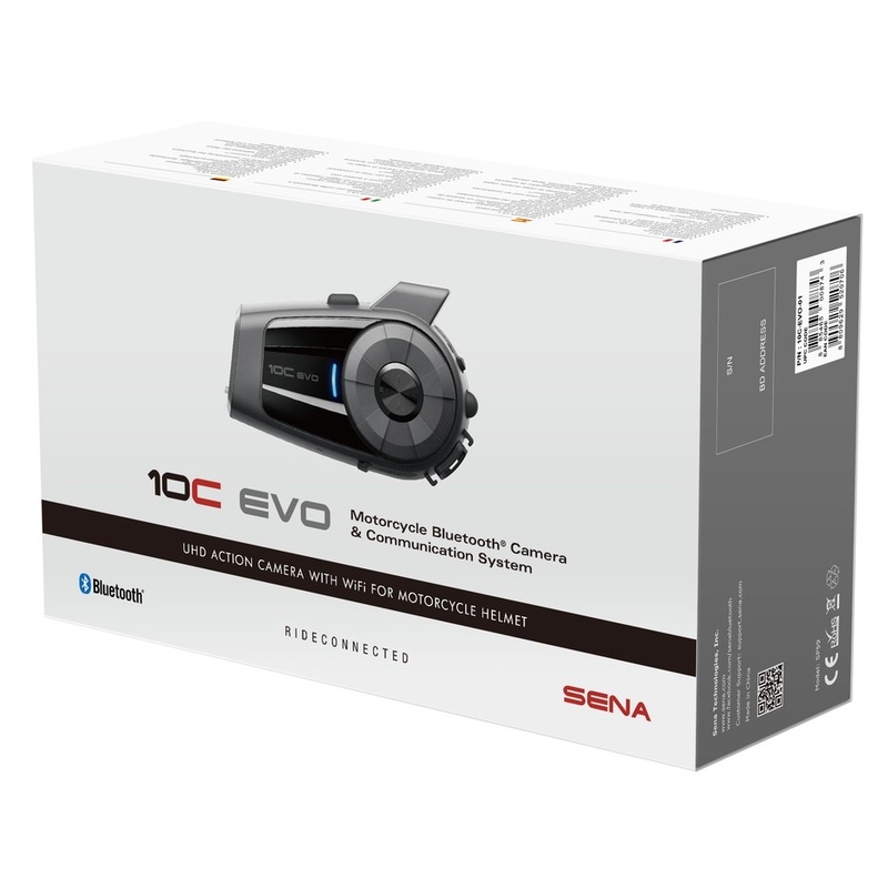Cască Bluetooth handsfree SENA cu cameră 4K integrată 10C EVO