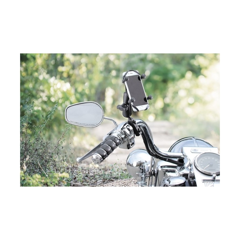 Suport de telefon mobil RAM Mounts X-Grip cu atașare la maneta de frână/ambreiaj/manetă