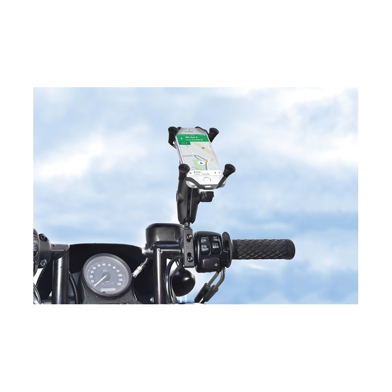 Suport de telefon mobil RAM Mounts X-Grip cu atașare la maneta de frână/ambreiaj/manetă