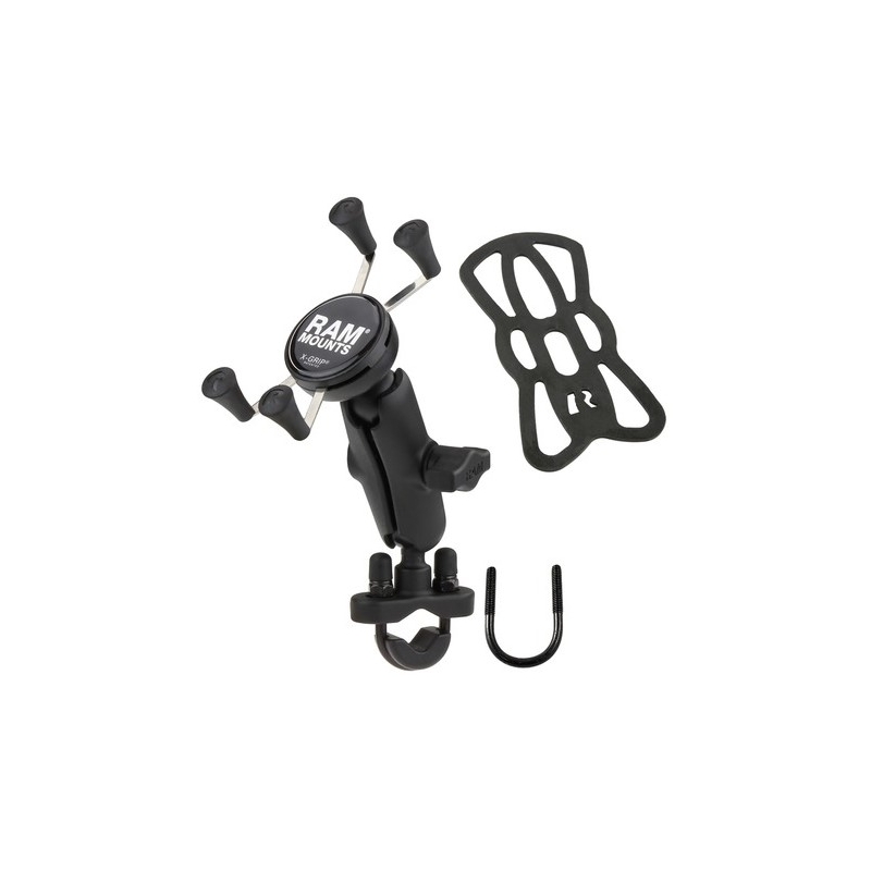 Suport pentru telefon mobil RAM Mounts X-Grip pentru ghidon cu un diametru de 12,7-31,75 mm