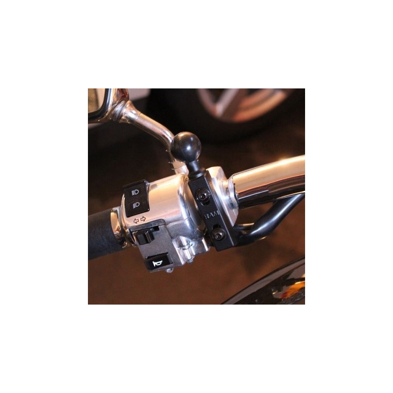 RAM Mounts cu știft de 1" pentru manșonul de maneta de frână/ambreiaj pentru motociclete