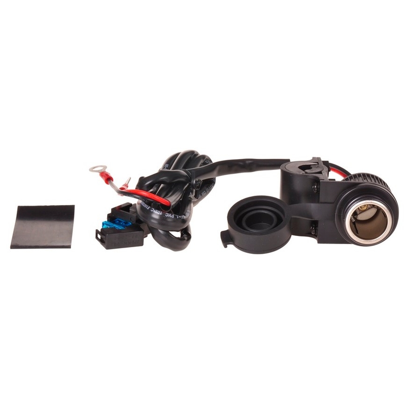 Priză Oxford Standard 12V cu priză pentru montare pe ghidonul cu diametrul de 22 și 25 mm