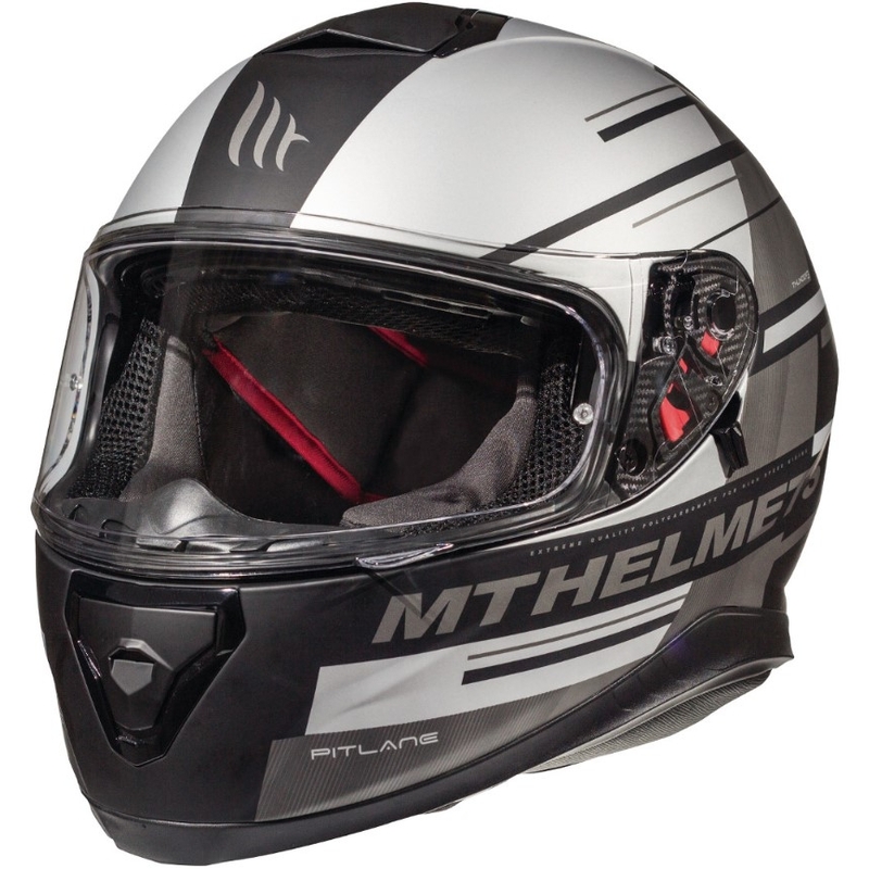 Cască de motociclist integrală MT Thunder 3 SV Pitlane negru-gri negru