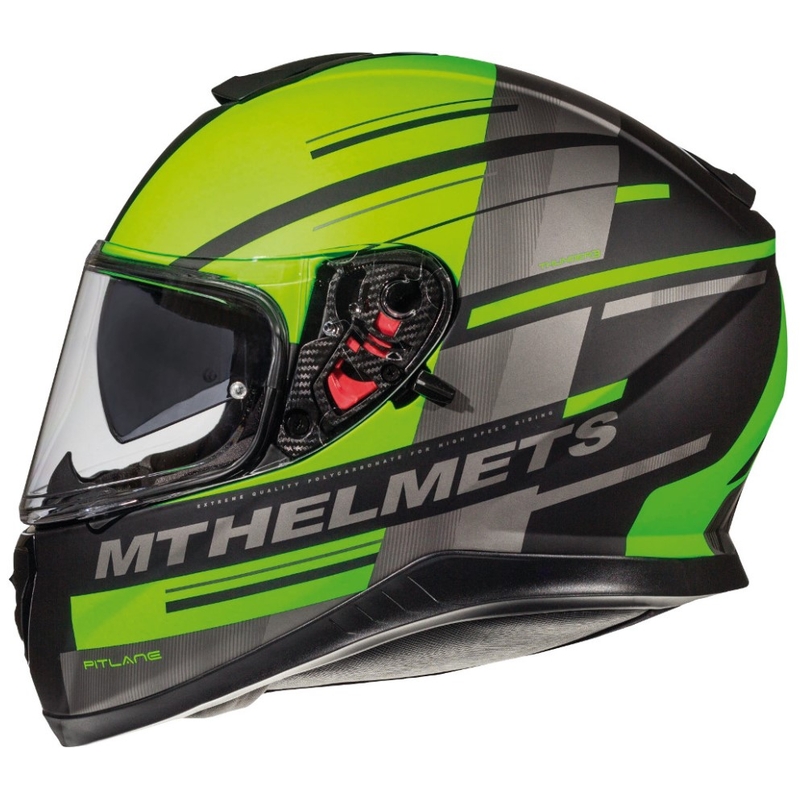MT Thunder 3 SV Pitlane negru-fluo verde negru  cască de motocicletă integrală lichidare