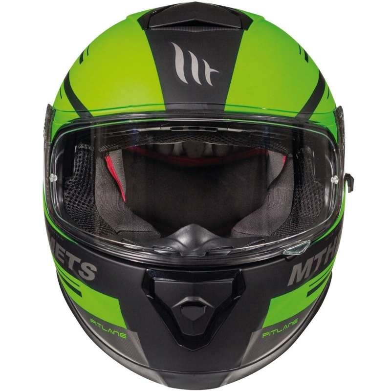MT Thunder 3 SV Pitlane negru-fluo verde negru  cască de motocicletă integrală lichidare