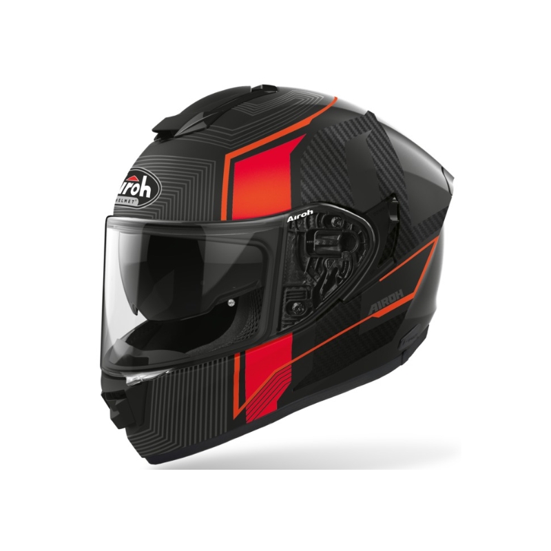 Airoh ST 501 Alpha negru-gri-roșu negru-cască de motocicletă integrală lichidare