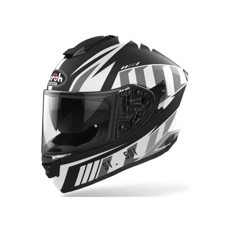 Airoh ST 501 Blade negru-alb-gri negru-cască de motocicletă integrală lichidare